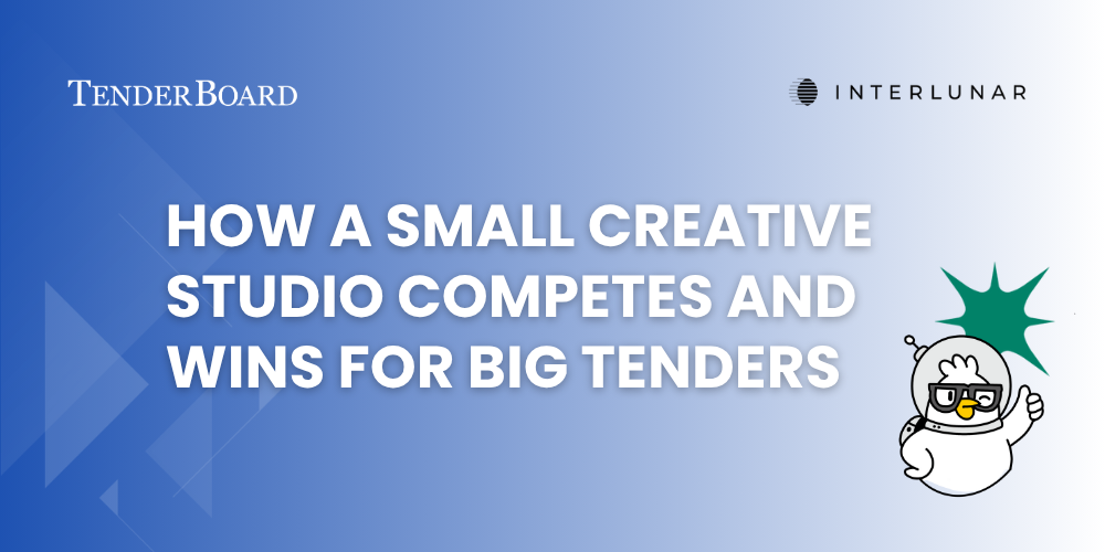 You are currently viewing How Our Small Creative And Digital Transformation Studio Competes For Big Tenders (And Wins)